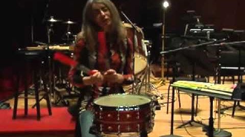 Evelyn Glennie discusses sticks, Tubz and Rock Knockers