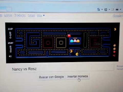 Pac Man 2010 Google - Nancy vs Rosz-