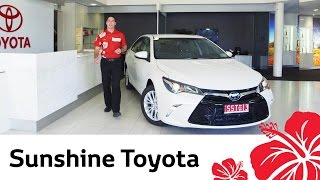 2015 New Toyota Camry (Australia Atara SL) - Video review by Sunshine Toyota 2015 New Toyota Camry (Australia Atara SL) - Video review by Sunshine Toyota