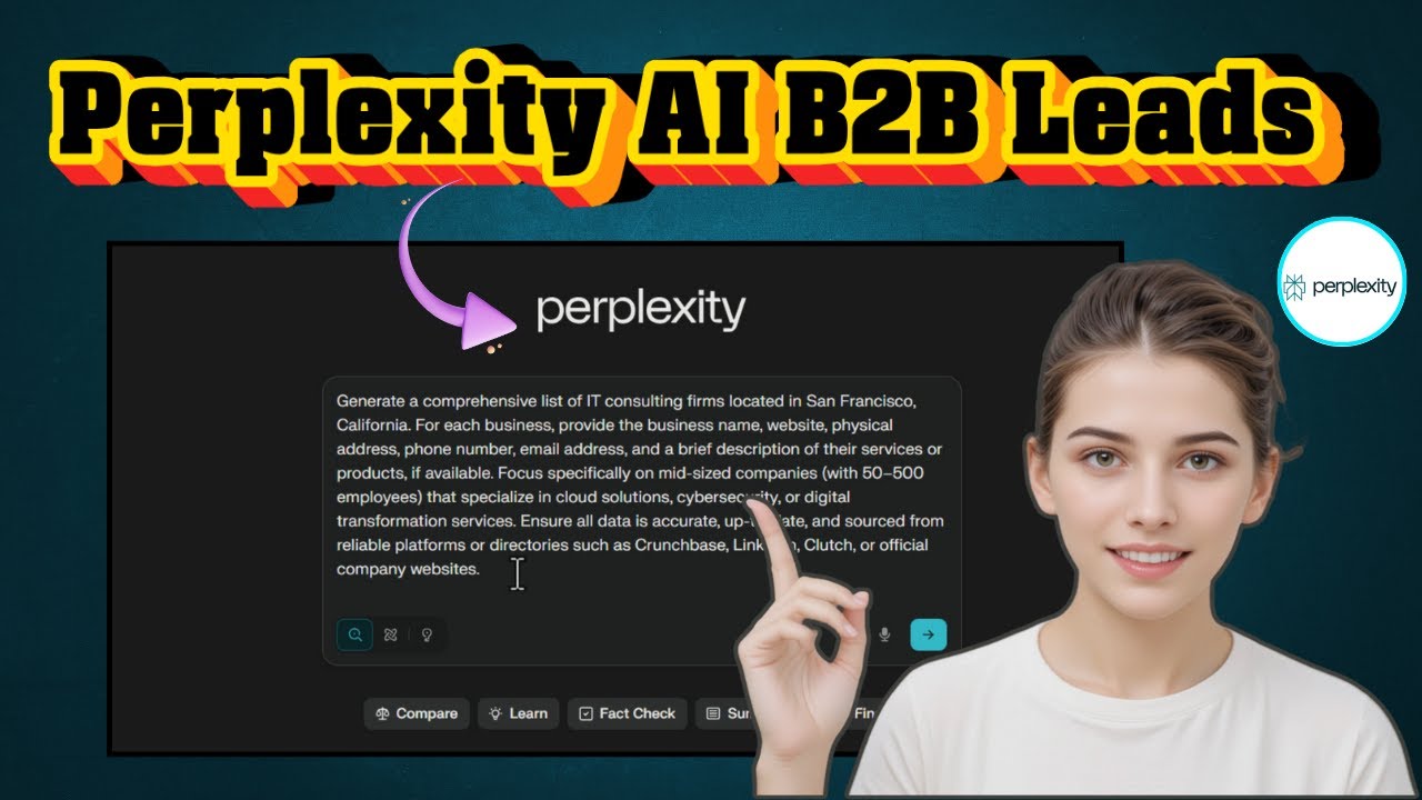 How To Generate B2B Leads Using Perplexity AI | Smart Lead Generation (2025)