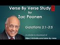 10. Galatians 3:1 to 3:5 - Zac Poonen - Verse By Verse Study