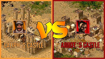RAT(ABBOT`S CASTLE) VS SULTAN(CALIPH`S CASTLE)!! STRONGHOLD CRUSADER!!