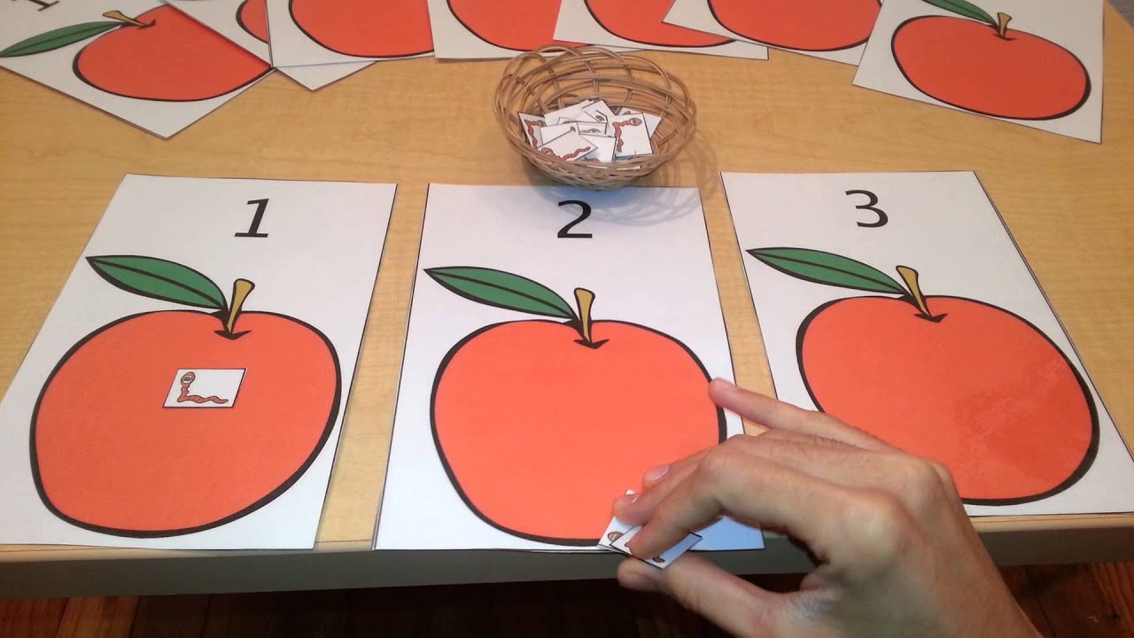 Math Number Quantity Activity- Toddlers, Preschool, Kindergarten - YouTube