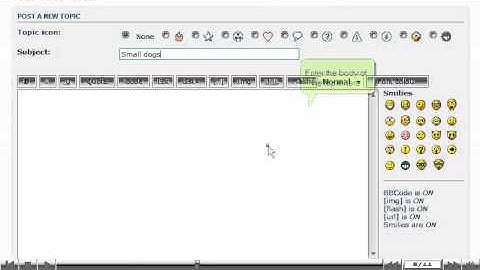 Create a new topic in phpBB by VodaHost web hosting