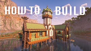 Minecraft Fisherman’s House & Lighthouse Tutorial | Cozy Survival Build