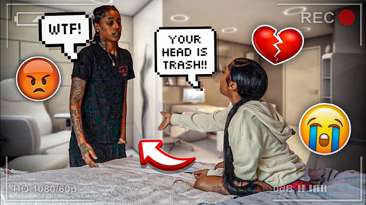 YOU GIVE LAZY  HEAD PRANK ON GIRLFRIEND  ** SHE ST...