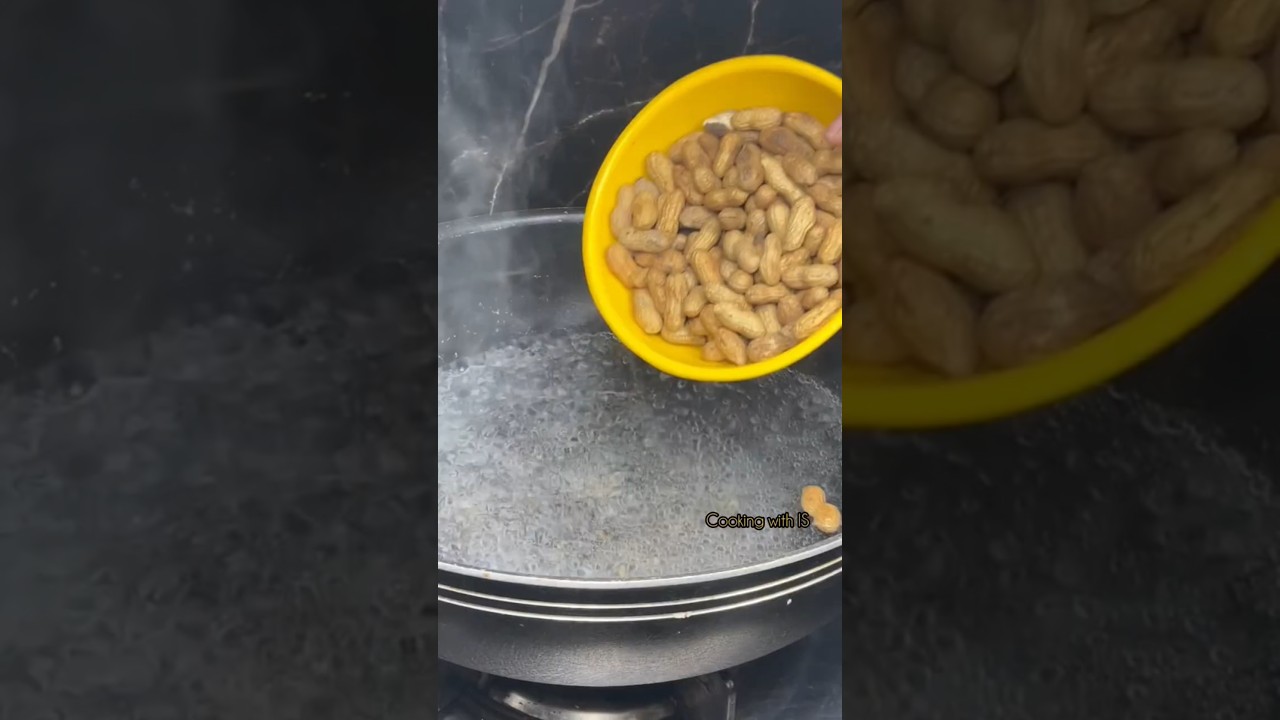 Hot Water + Peanuts = Desi Power Sweet #viral #shortsfeed #shorts #tranding #viralvideo #shortvideo