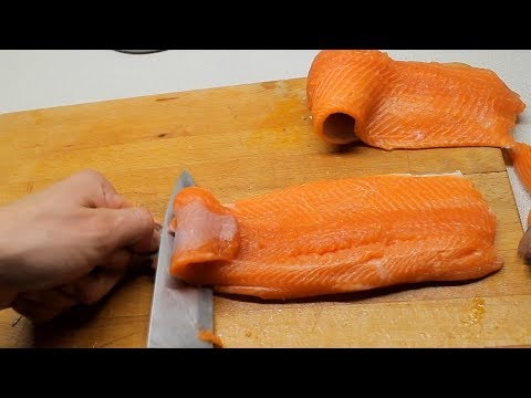 КАК РАЗДЕЛАТЬ ФОРЕЛЬ НА ФИЛЕ