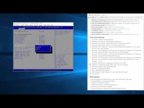 How to setup the UEFI BIOS in Supermicro SYS-5028D-TN4T for benchmarking