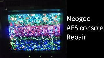 Neogeo AES console repair