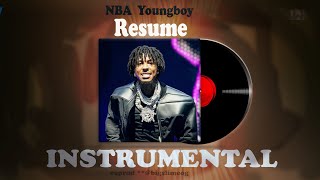 NBA Youngboy Resume Instrumental 