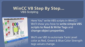 WinCC v8.0 Step By Step 14: Create VBS Script In VBS Script Editor 👨‍💻 #winccguru