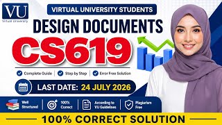 CS619 Design Document 2026 | Complete Solution | Final Project Design Document | VU CS619