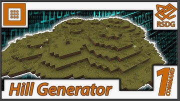 Hill Generator in One-Command! Generate Mountain Ranges!(1.9 vanilla)