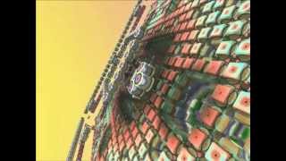 Colourful Hybrid Menger Sponge Animation