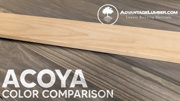 Accoya Color Comparison