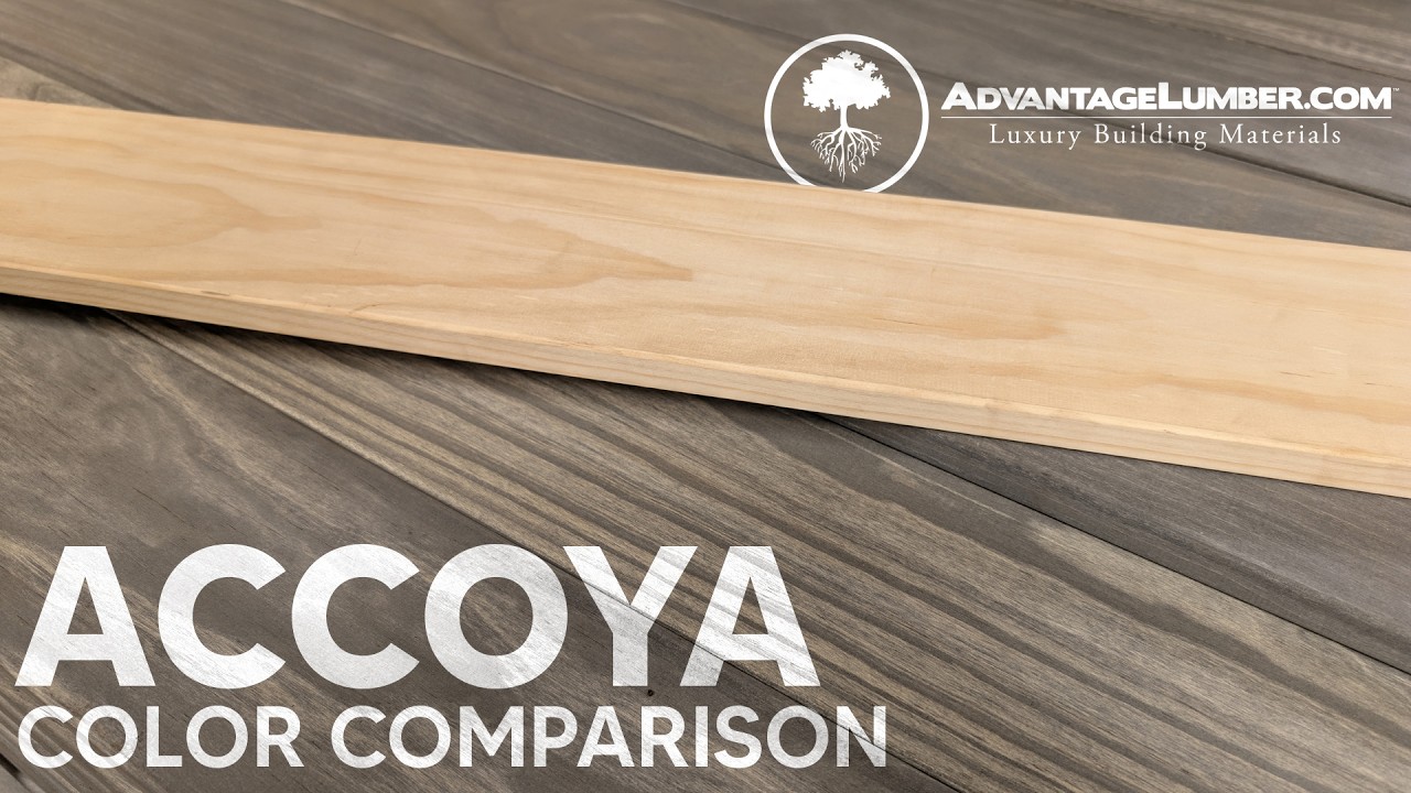 Accoya Color Comparison - YouTube
