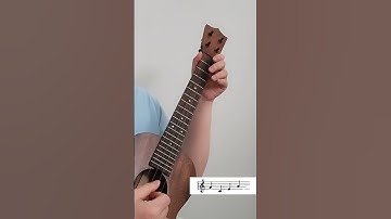 Ukulele re-entrant and linear tunings