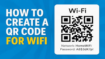 📶 Create QR Code For Your WiFi - Never Type Long WiFi Passwords Again! 📶
