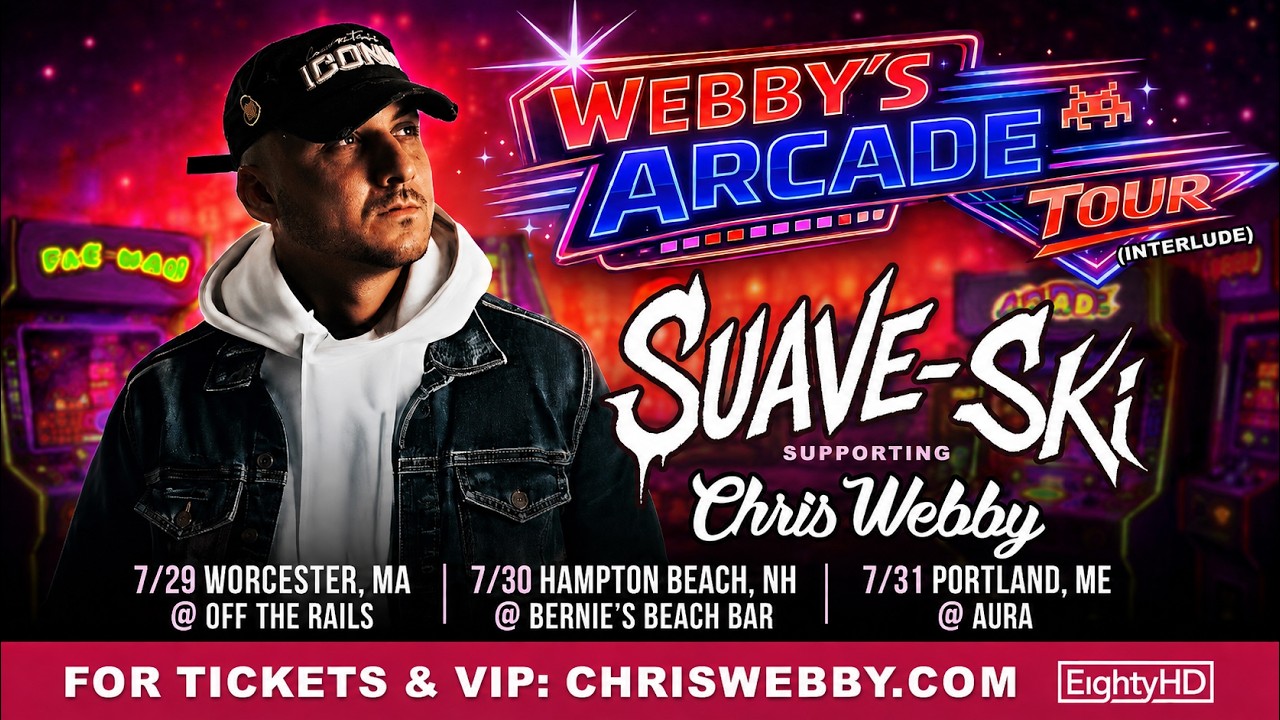 Suave-Ski Opens for Chris Webby Across New England | Arcade Tour Recap