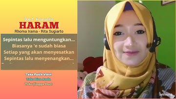 HARAM - Rhoma Irama Duet Karaoke Tanpa Vokal Cowok