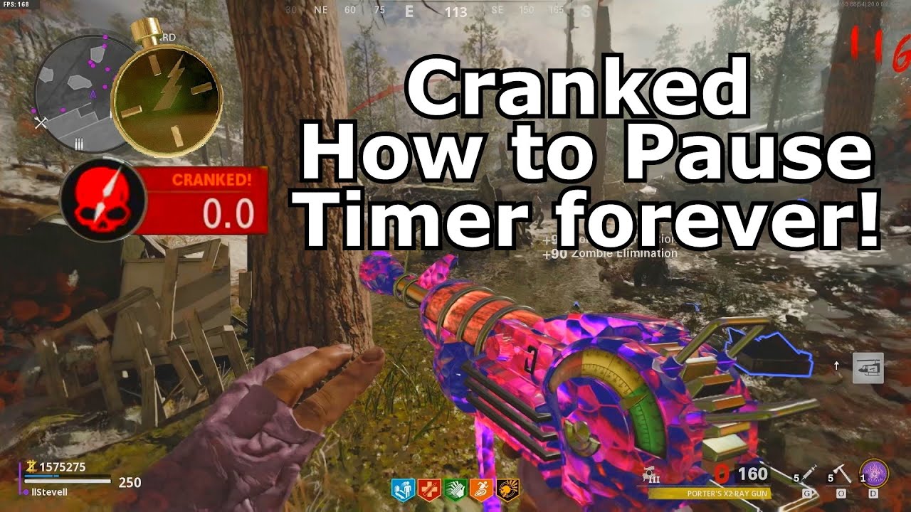 Cranked How To Pause The Timer Forever cold war zombies die maschine