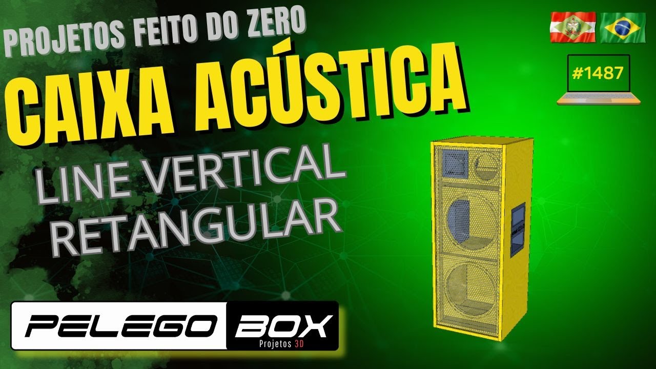 #1487 CAIXA LINE VERTICAL RETANGULAR 2X 10