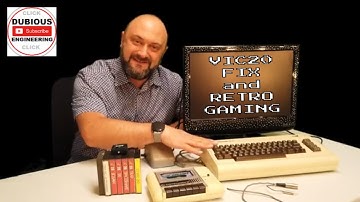 DuB-EnG: A look inside the VIC20, Making a Composite Cable and LIVE Retro Gaming on a TWITCH STREAM