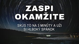 [Skús počúvať 3 minúty] RÝCHLE ZASPÁVANIE | HUDBA S BINAURÁLNYM BEATOM NA HLBOKÝ SPÁNOK