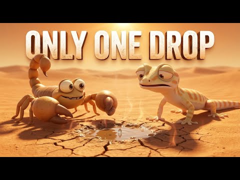 The Last Drop Appears Episode 1 | Desert Scorpion and Lizard Animated Series
