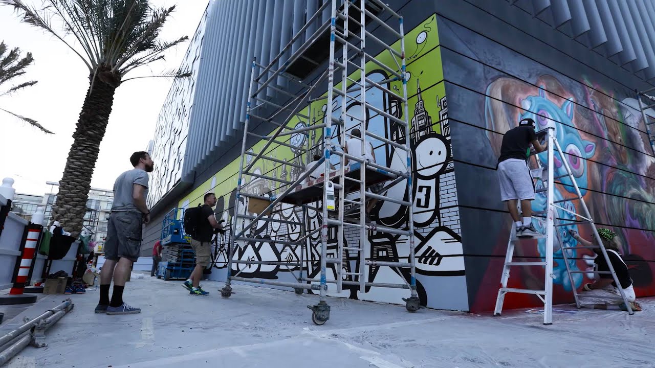 DubaiWalls The start of street art at City Walk YouTube