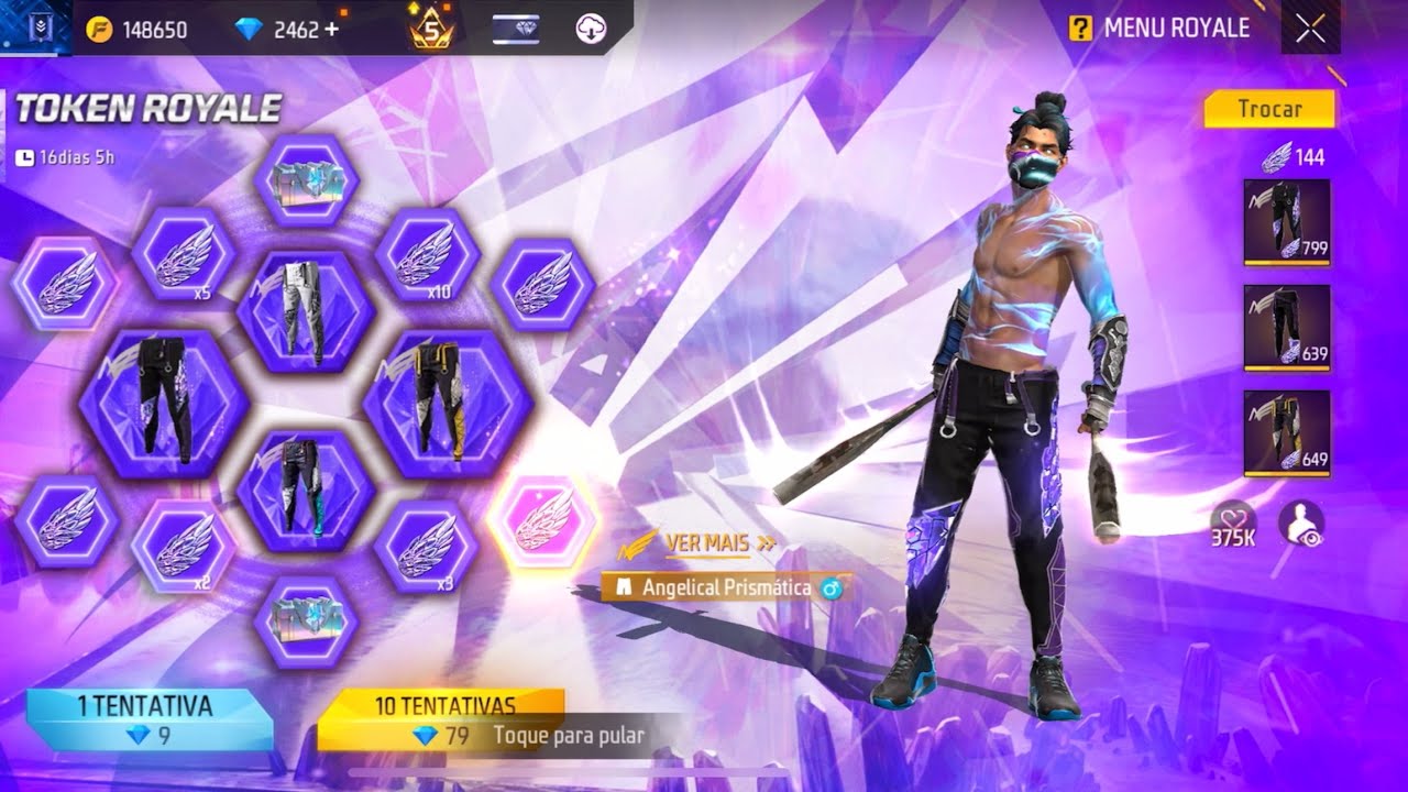 Gastei 3600 diamantes no evento da angelical 