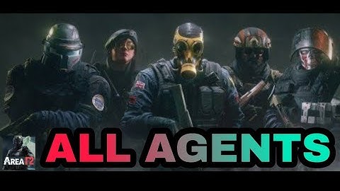 AREA F2 (RAINBOW SIX SIEGE) :- ALL AGENTS & GADGETS