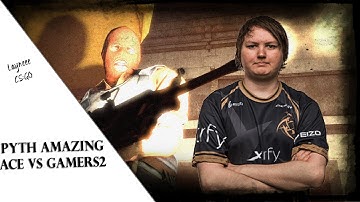 Pyth AMAZING ACE against Gamers2 (1vs4 Clutch) at ECS Season 1 Finals