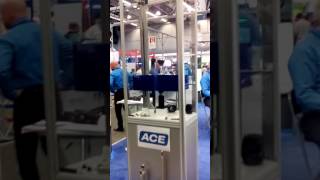 Test of SHOCK ABSORBER (ACE). Advanced Design & Manufacturing Expo 2016, Montreal.