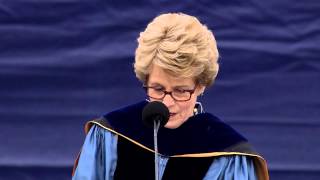 Mary Sue Coleman at 2014 spring commencement