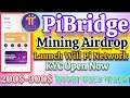 Pibridge | Pibase | VERRO Token Mining | KYC full Process | Pibase Signup Process | Pibase Mining