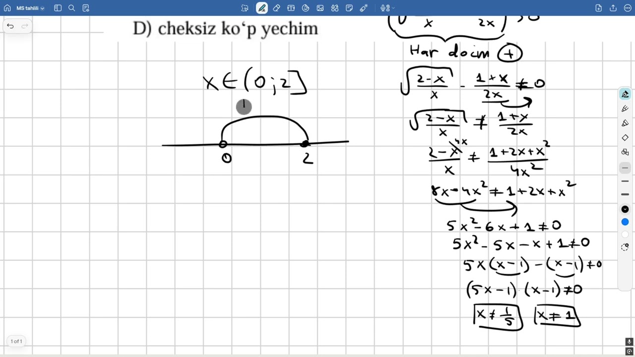 MS ga kiruvchilar ko'rishi shart | Bomba misollar 🤯