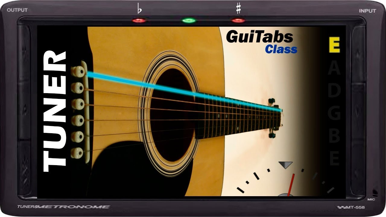 GUITAR TUNER 🎸📟 / Acoustic Guitar E Standard = E A D G B E
