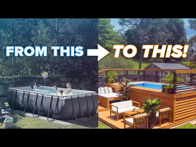 DIY Above Ground Pool, Deck and Saltwater System!
