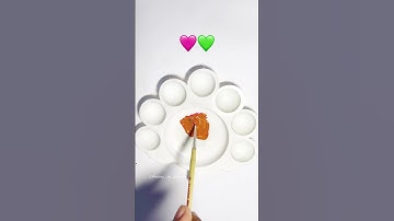 💚🩷 #art #trending #satisfying #viral #love #shortsfeed #diy #artist #youtube #fun