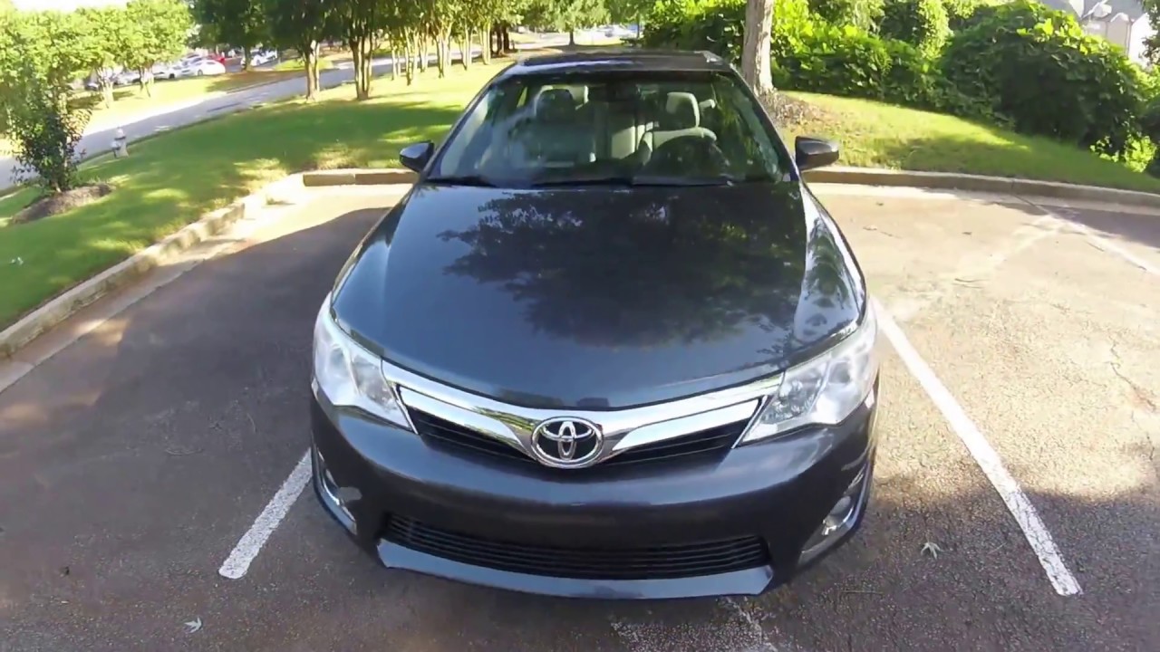 2012 Toyota Camry XLE V6 Grey Virtual Test Drive - YouTube