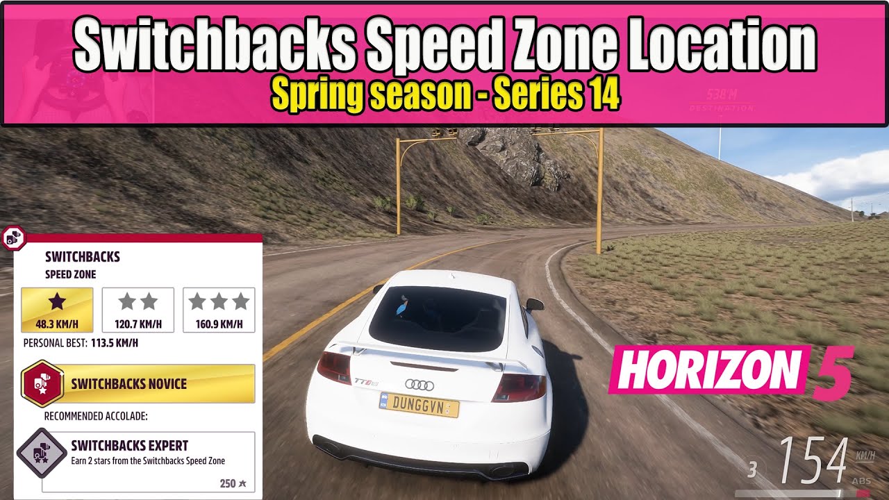 Forza Horizon 5 Switchbacks Speed Zone Location YouTube