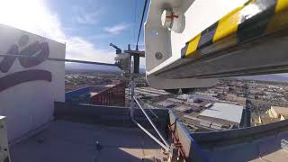 Rio Voodoo Zipline, Las Vegas, POV of Rider