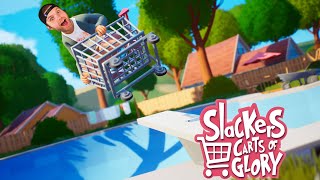 RACING SHOPPING CARTS?! | Slackers Carts Of Glory