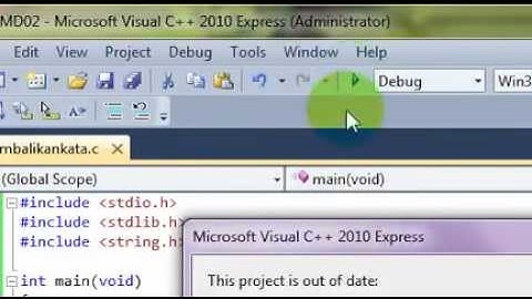 Program Membalikkan Kata dengan C