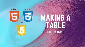 How to make a Data Table using XHTML