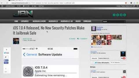 iOS 7.0.4 released! — Jailbreak info