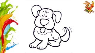 Раскраска для детей. СОБАЧКА. DOGGIE. Учим цвета.Glitter. Coloring and drawing Раскраска для детей. СОБАЧКА. DOGGIE. Учим цвета.Glitter. Coloring and drawing