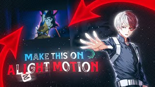 Trap Code/Aura Glow on Alight Motion | Tutorial for Anime Edits | #Part1
